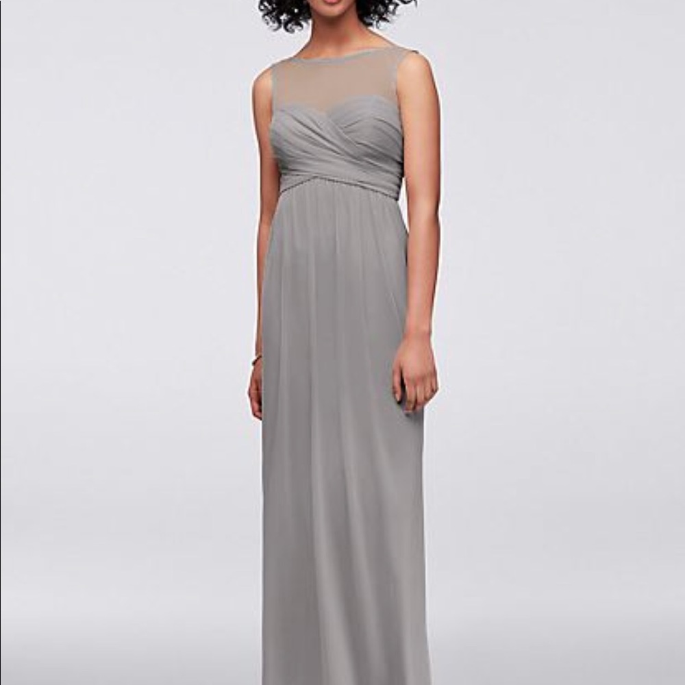 Long Grey Formal Dress